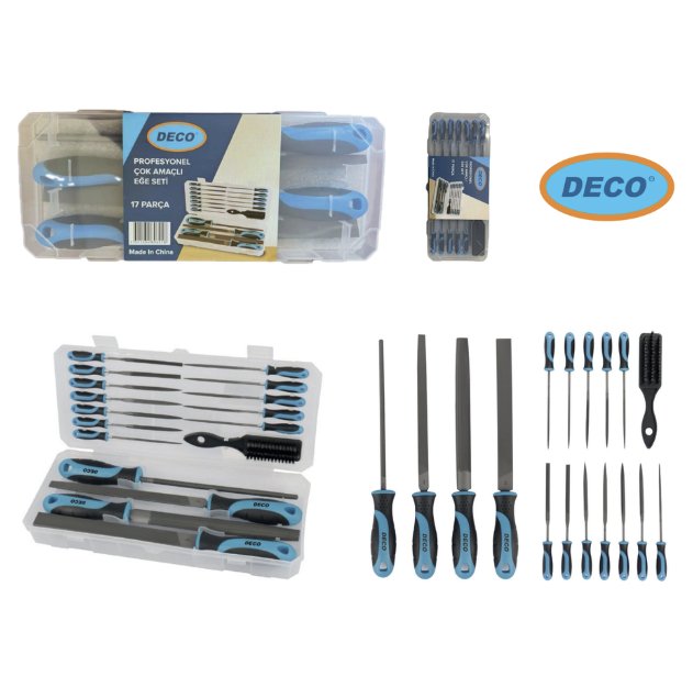 Deco 17 Parça Eğe Seti