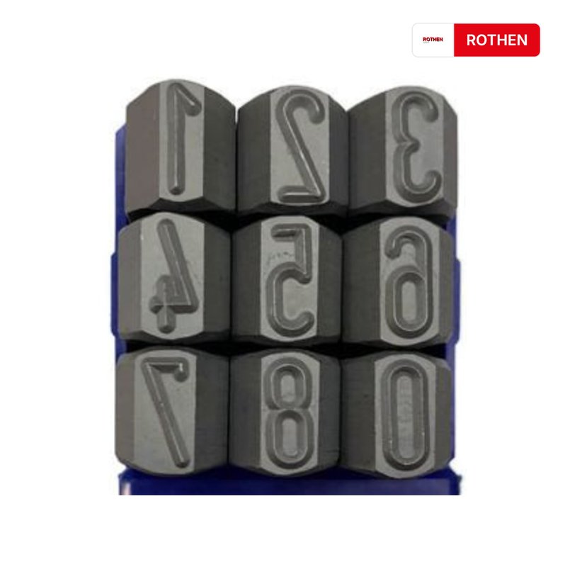 3 mm ROTHEN ÇELİK RAKAM TAKIMI
