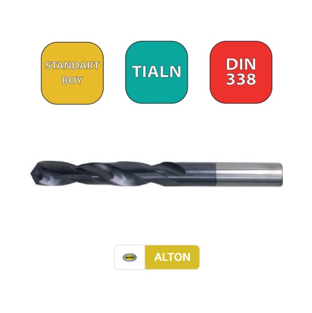 ALTON Standart Boy Karbür Matkap Ucu - Q6,2X6,2X63X101