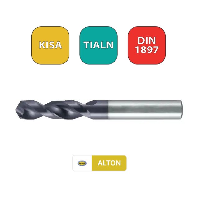 ALTON Kısa Boy Karbür Matkap Ucu - Q5,5X5,5X28X66