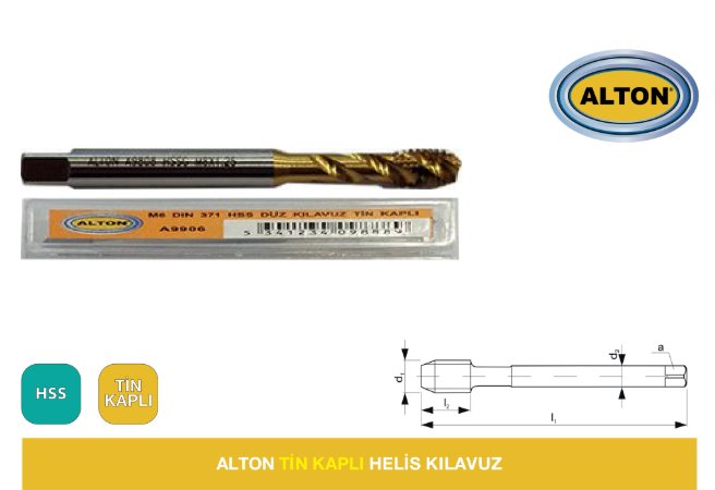 Alton M6 Tin Kaplı Helis Makine Kılavuzu