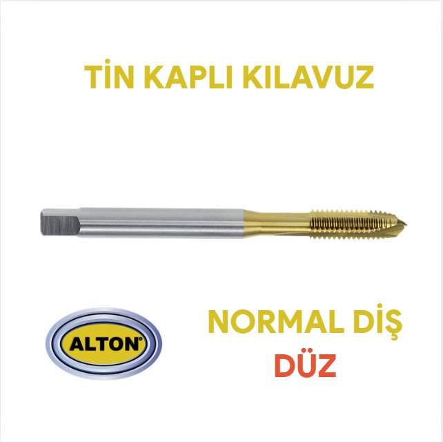 Alton M6 Tin Kaplı Düz Makine Kılavuzu