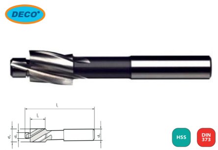Deco Sabit Pilotlu Havşa Freze M14