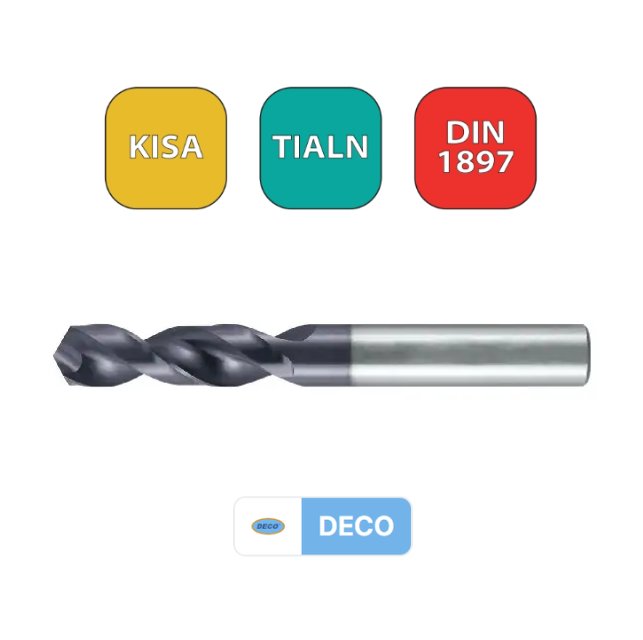 17X17X58X123 KISA KARBÜR MATKAPU UCU DIN 338