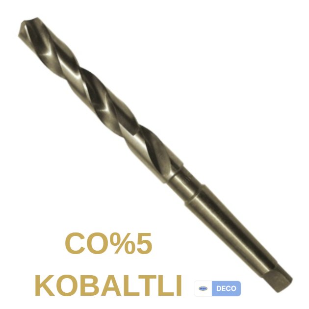 Deco CO5 DIN345 KOBALTLI Konik Saplı Matkap Ucu - 34 MM
