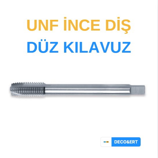 ERT UNF İnce Diş Düz Makine Kılavuzu - UNF 1/4