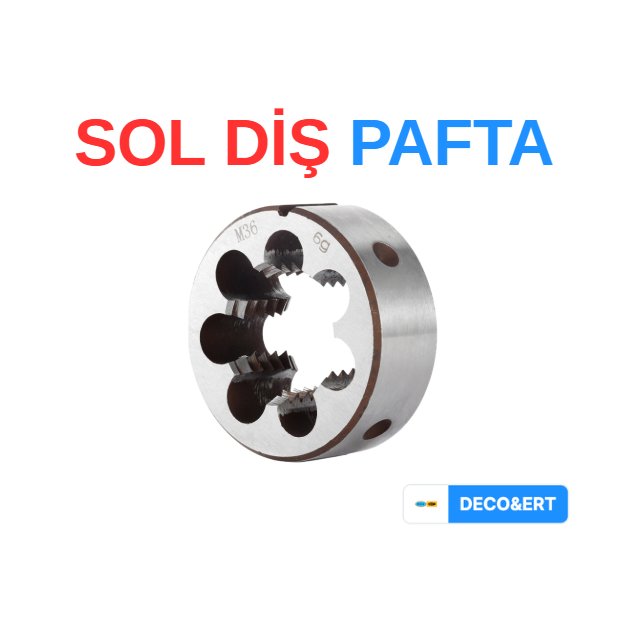 ERT Sol Diş Pafta - M7X1,25