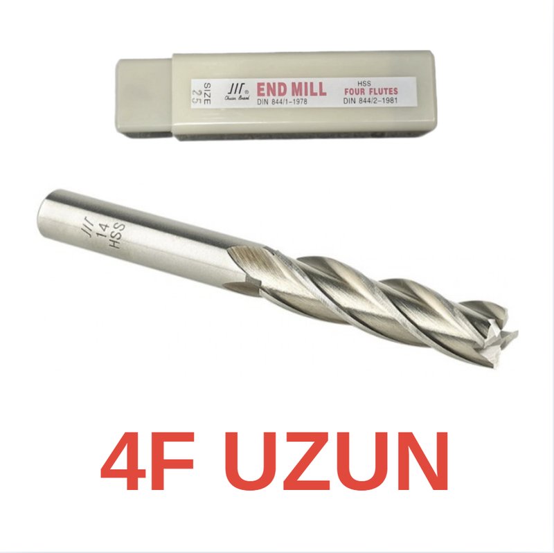 31 MM DÖRT AĞIZLI UZUN PARMAK FREZE