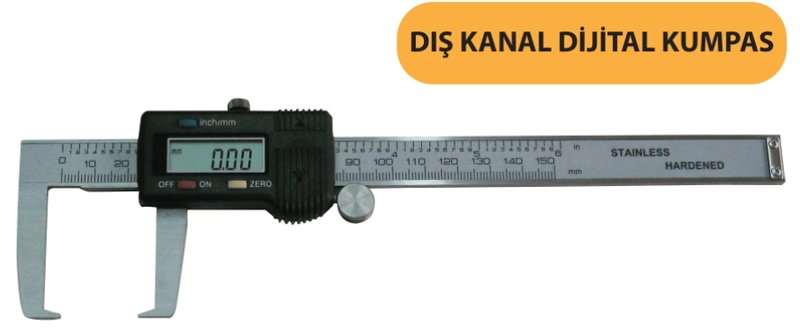 150 MM DIŞ KANAL DİJİTAL KUMPAS