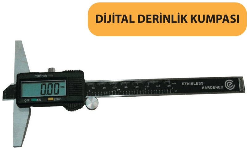 200 MM DİJİTAL DERİNLİK KUMPASI