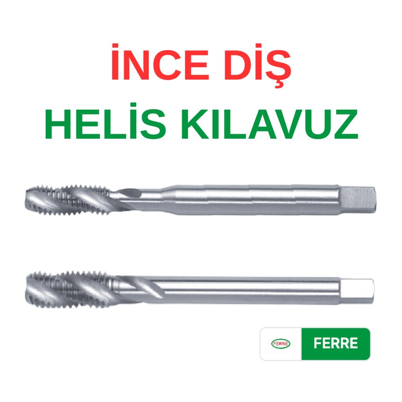Ferre M25X2 İnce Diş Helis Kılavuz
