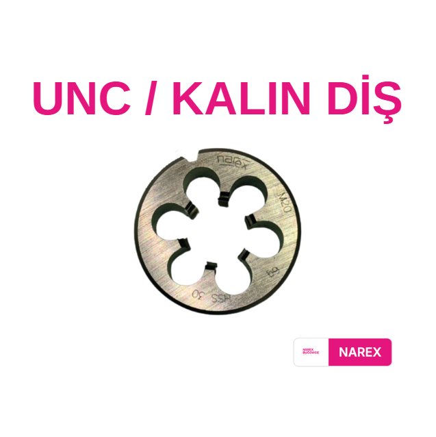 Narex UNC Kalın Diş Pafta - UNC 5/8