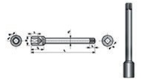 Narex Kılavuz Uzatma Kolu - 6,2 mm
