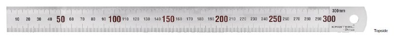 KRISTEEL 1000 MM Ekstra Kalite Paslanmaz Çelik Cetvel