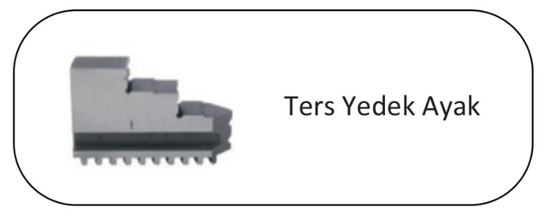Tos Svitavy Ters Ayak Takımı - 3 Ayaklı 80X3