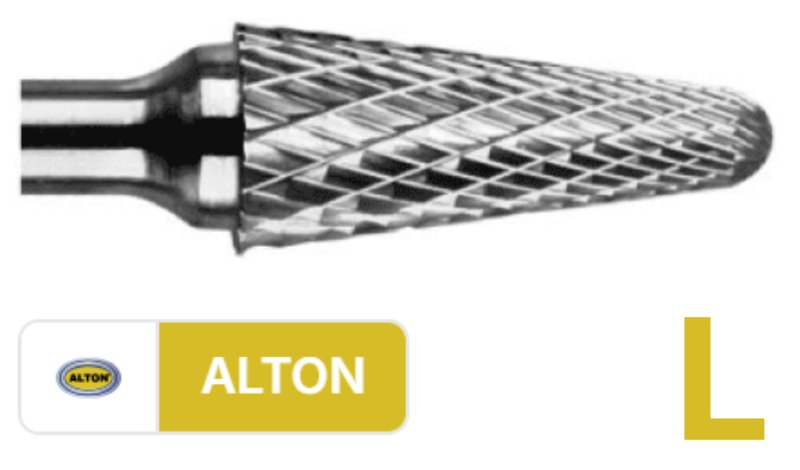 AL1025 KARBÜR KALIPÇI FREZE ALTON