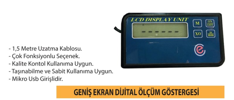 GENİŞ EKRAN DİJİTAL ÖLÇÜM GÖSTERGESİ