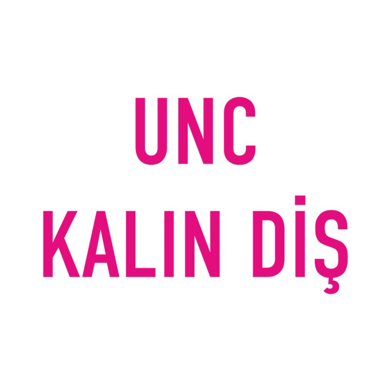 UNC Kalın Diş Pafta Çeşitleri