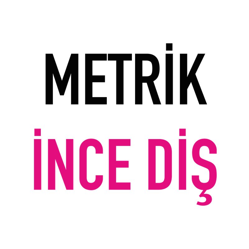 İnce Diş Pafta Çeşitleri